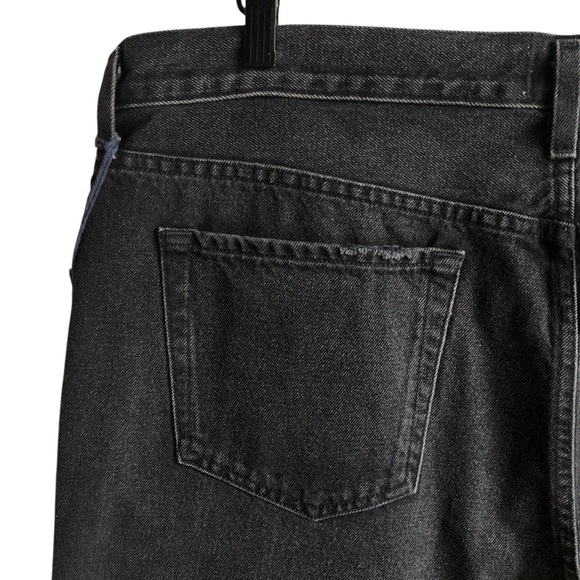 Citizens of Humanity Neve Relaxed Straight Black Jeans Sz 33 Obsidian NWT NEW - Picture 10 of 14